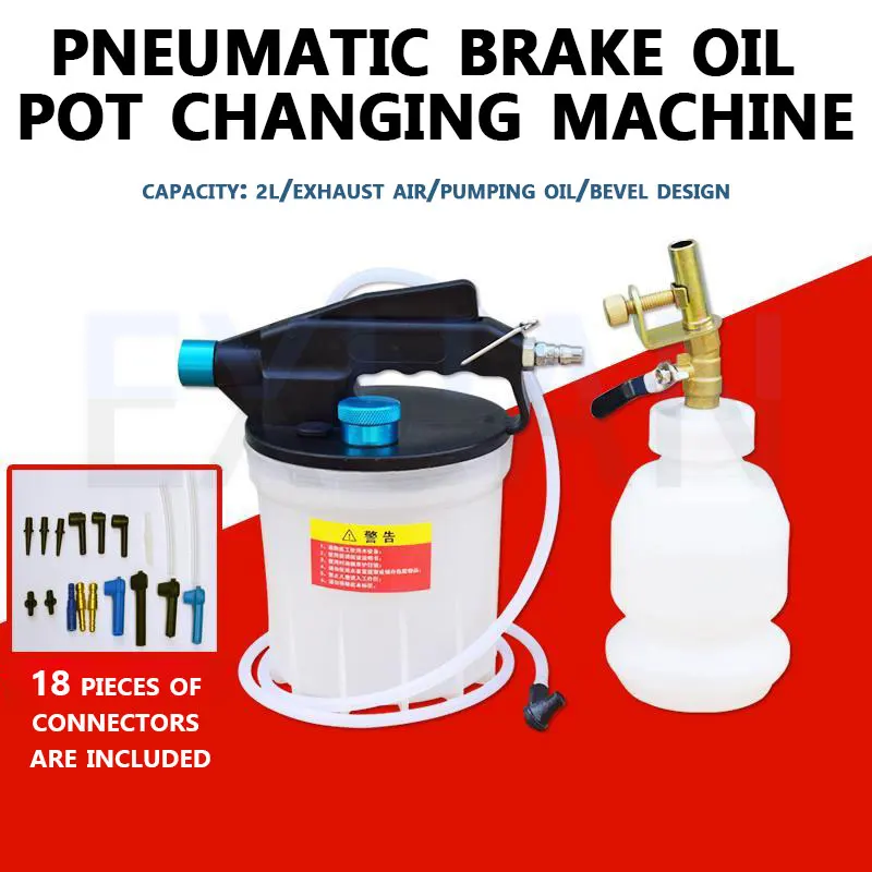 

Инструмент замены тормозного масла Устройство для замены тормозного масла, пневматический инструмент для замены тормозного масла, устройство для заправки автомобильной тормозной жидкости, 2 шт.
