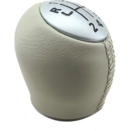 For Megane 3 Gear Shift Knob (Beige Leather) car spare parts and accessories