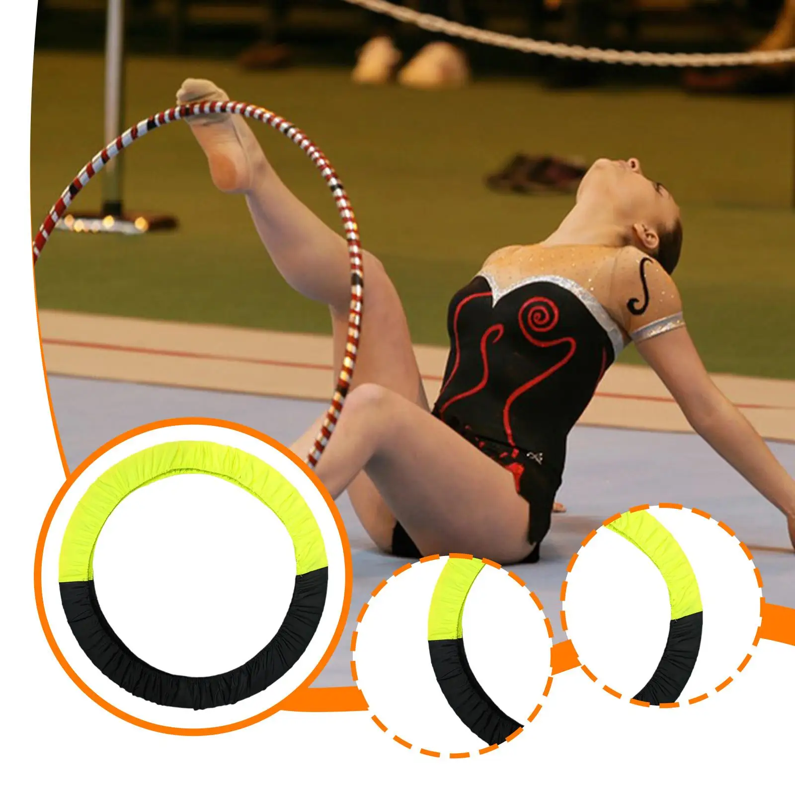 Artistic Gymnastic Protective Cover Rhythmic Gymnastic Hoop Cover Easy to Install Lightweight Sports Supplies Protective Case