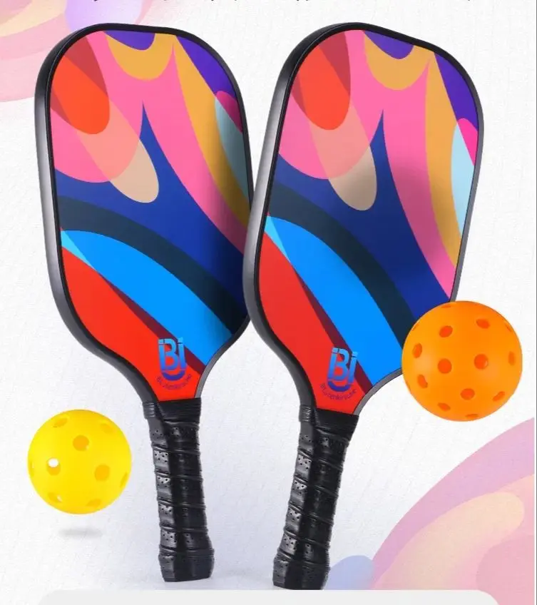 (2 pz/paia) Popolare Pickleball Paddle in fibra di vetro a nido d'ape PP Board Pickle Ball Racchetta