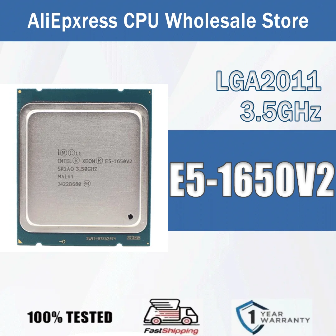 Processeur Intel Xeon E5-1650 V2 – Six Cœurs 3.5 GHz, LGA 2011, 12 Mo Cache