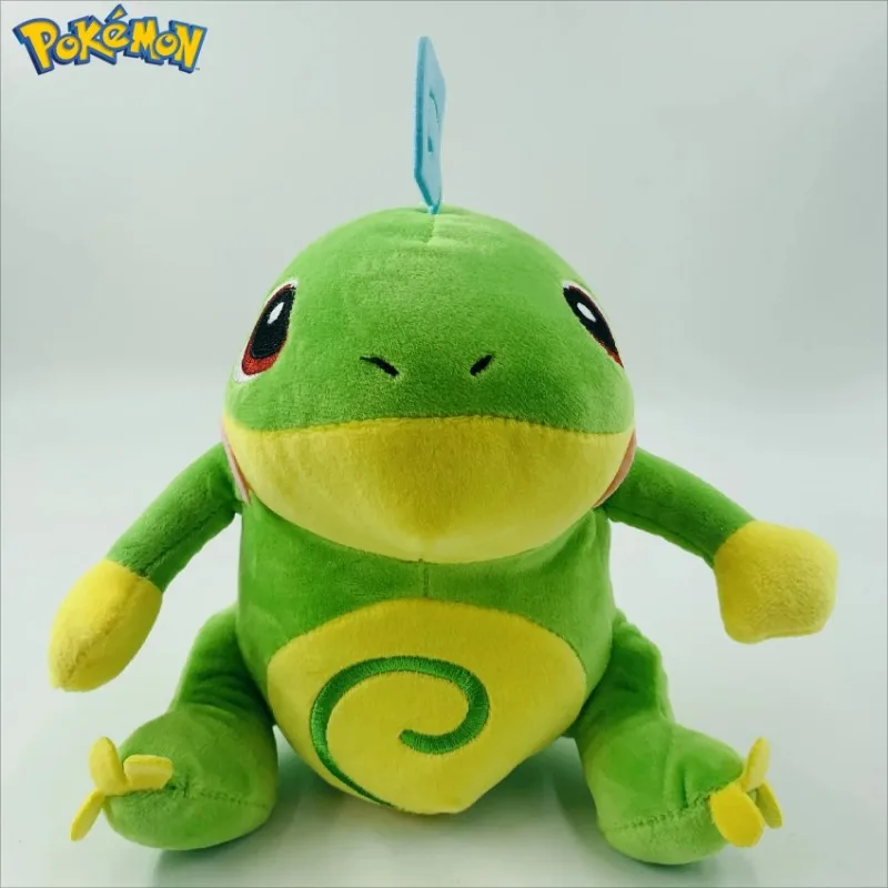 20cm Pokemon Anime Politoed juguetes de peluche Kawaii dibujos animados elfo muñeco de peluche suave relleno rana verde muñeca regalo de cumpleaños para niños niñas