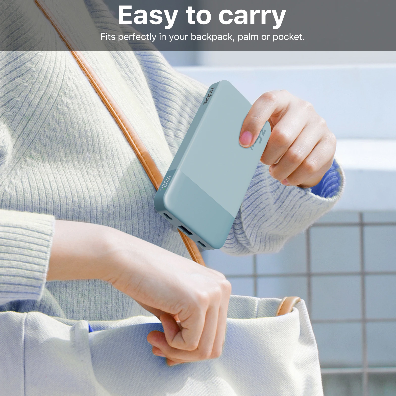 باور بانك 20000 مللي أمبير 35 وات شاحن محمول بطارية خارجية لهاتف آيفون وسامسونج