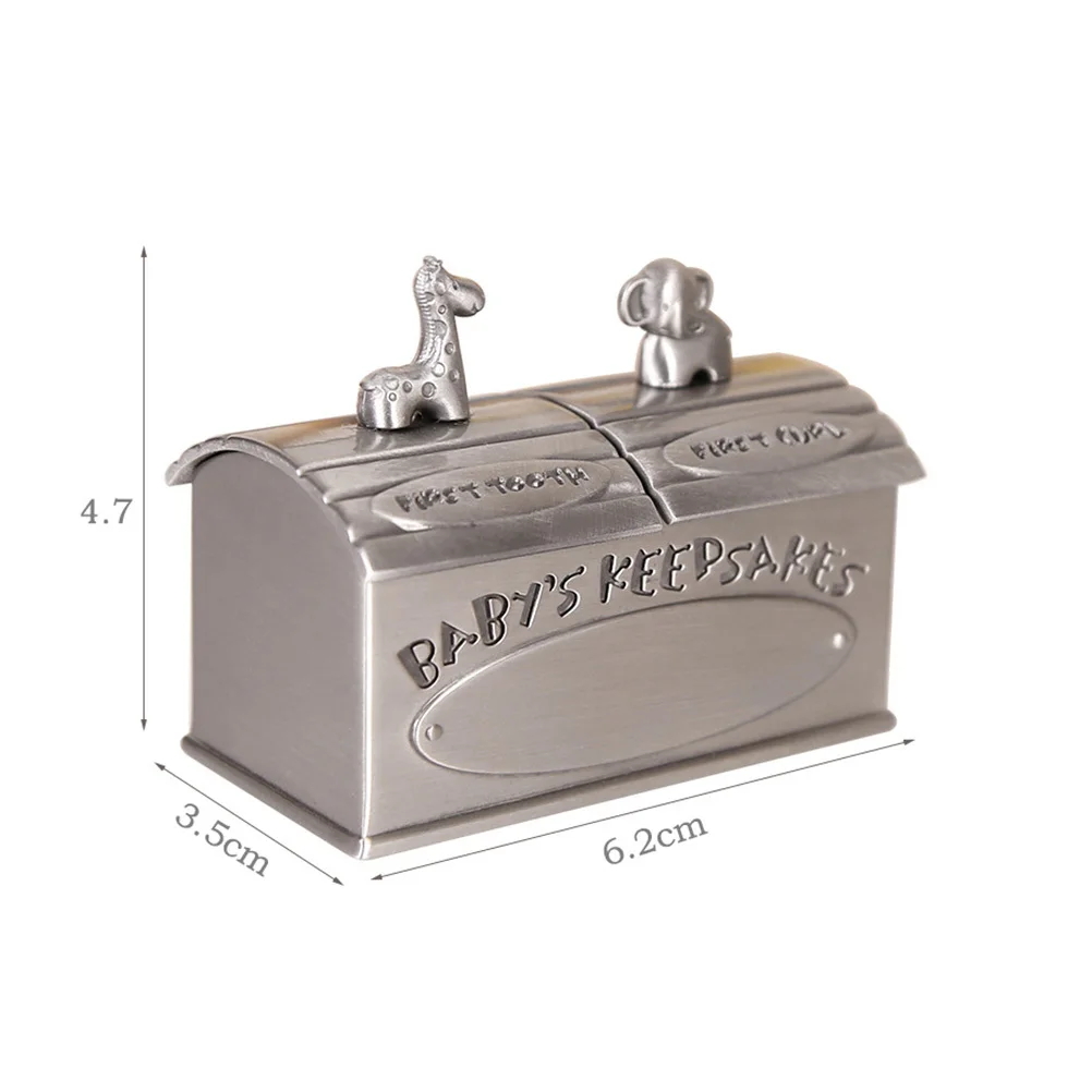 صندوق تذكار للأطفال مصنوع يدويًا عالي الجودة بتصميم مدمج لعيد الميلاد وهدية عيد الميلاد وحاوية تجعيد الأسنان للأطفال #3