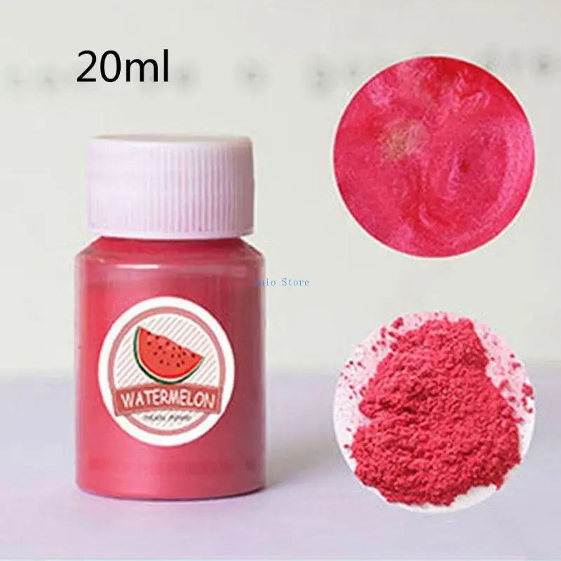 X7XB 24 Colors Mica Powder Epoxy Resin Colorant Dye Pearl Pigment Natural Mica Powder
