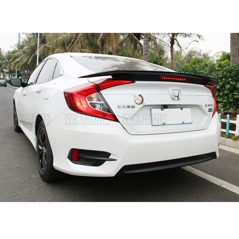 For 16 Civic Spoiler of the tail Material Car Rear Wing No color Color Rear Spoiler For Honda Civic Spoiler Thailand RS 2016