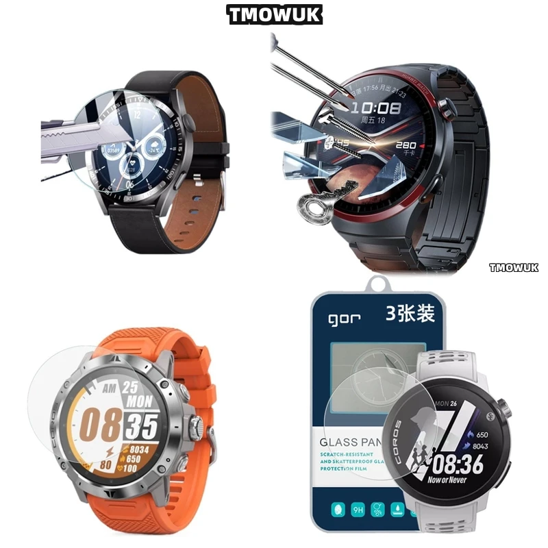 

9H Anti - Scratch Tempered Glass Screen Protector For Coros PACE 2 3 42 46 MM APEX 2 Pro VERTIX 2 2S HD Smart Watch