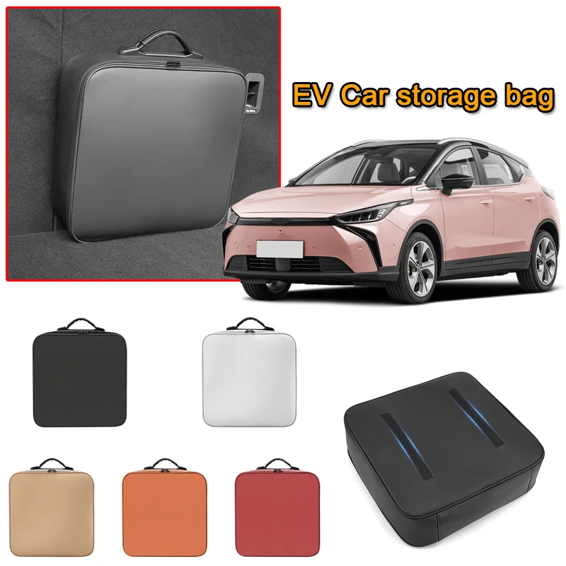 Portable EV Car Charging Cable Storage Box Electric Vehicle Charger Cables Carry Bag For Geely Geometry C A E22H Radar RD6
