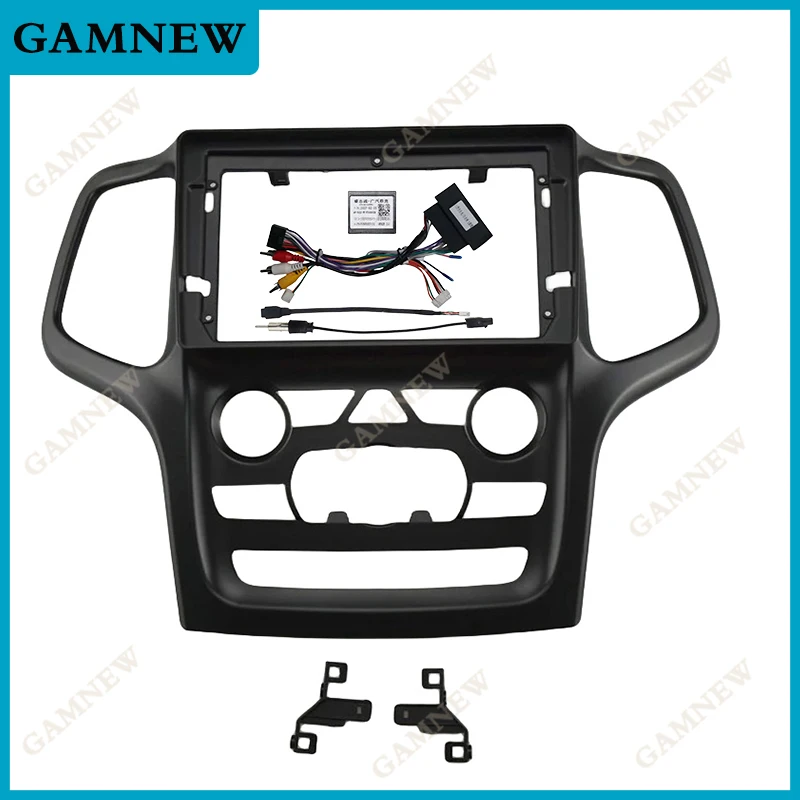 9 Inch Car Frame Fascia Adapter Android Radio Dash Fitting Panel Kit For Jeep Grand Cherokee 2014-2017