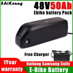 Original 48V20Ah Electric Bike Battery 48V30ah Lithium Battery Pack 48V24ah Hailong Shell Battery 48V17.5ah 13S5P Ebike Battery