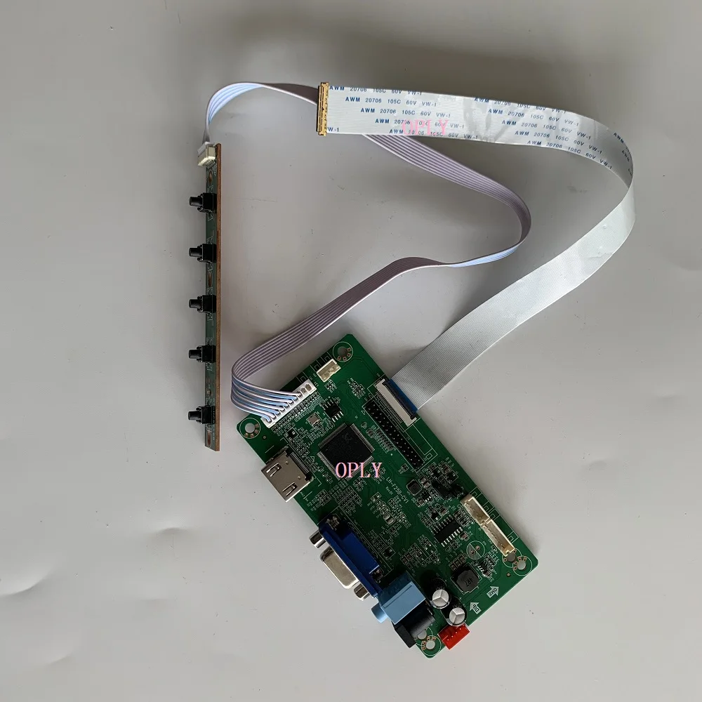 EDP VGA controller board HDMI-Compatible for LQ133M1JW01 LQ133M1JW02 LQ133M1JW03 1920×1080 13.3