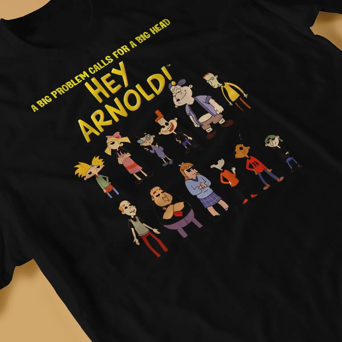 Hey Funny Arnold A Big Problem Calls T Shirt Harajuku Teenager Alternative High Quality Tshirt Oversized O-Neck Short Sleeve