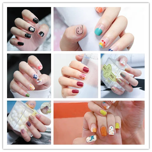 

JOEEE Nail Stickers Nail Polish Stickers Nail Polish Film Candy Color Daisy Nail Art Nail Art Stickers Nail Decal