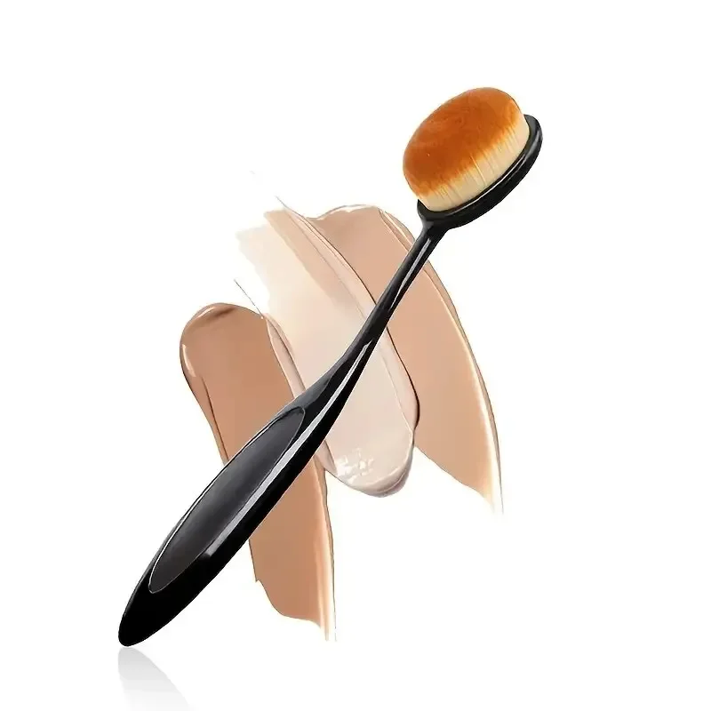 Oval Foundation Brush Large Toothbrush Makeup Brushes Fast Flawless Application Liquid Cream Powder Foundation Sunscreen