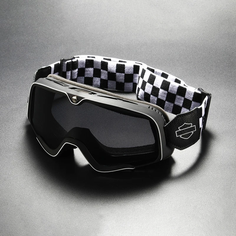 For Harley Davidson Emblem Retro Motorcycle Goggles Glasses Windproof Motocross Sunglasses Vintage Helmet Glasses Cycling Racing