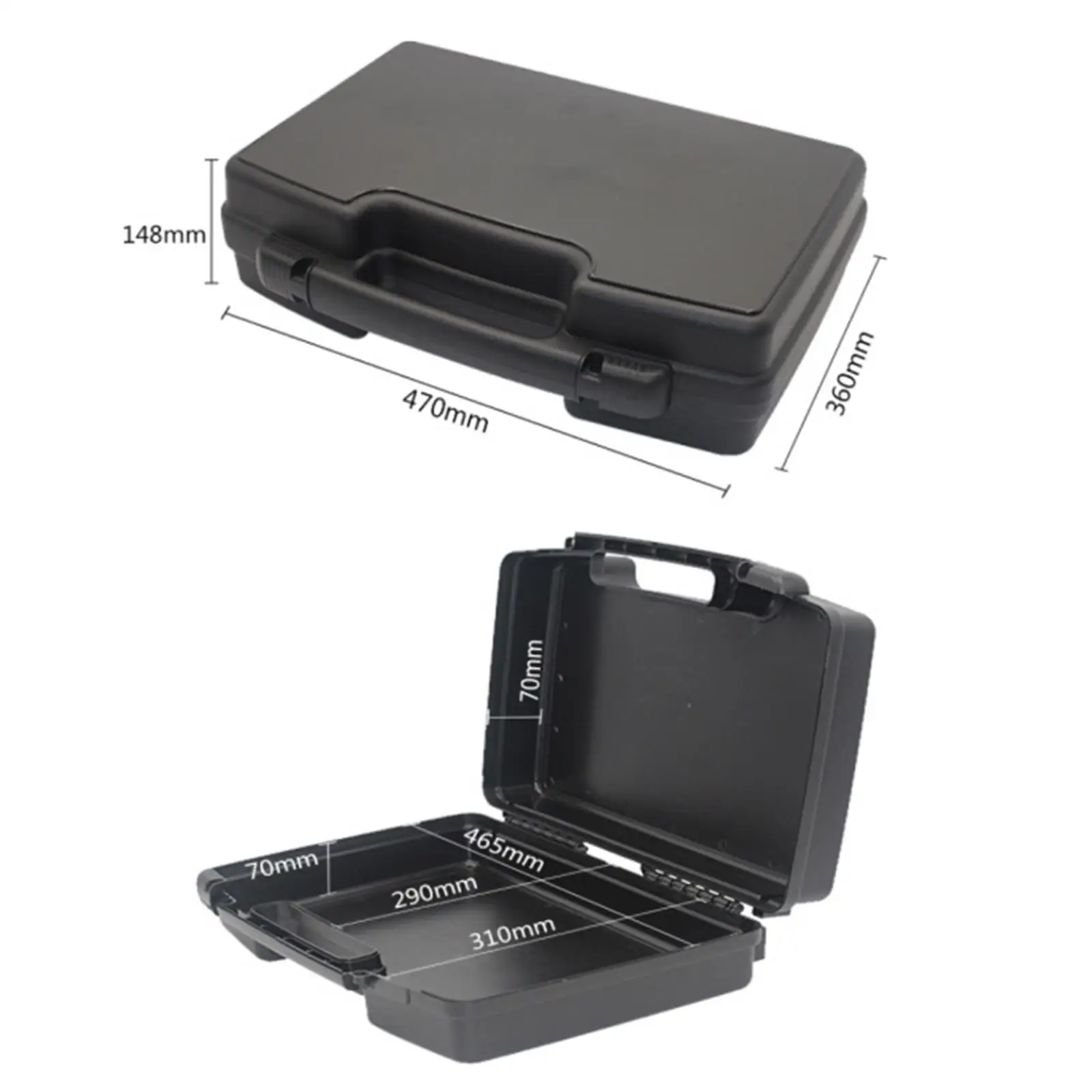 Портативный ящик для инструментов, устойчивый к падению, автомобильный ящик для инструментов, многофункциональный органайзер для транспортных средств