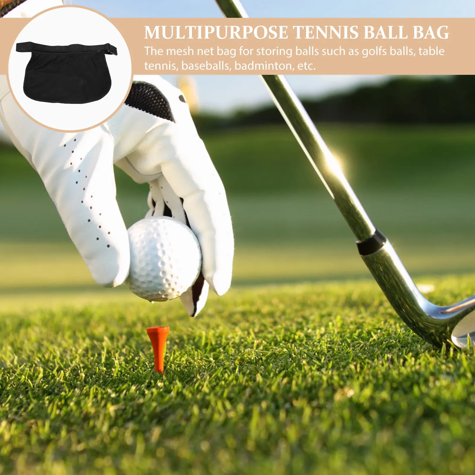

Сетчатая сумка для теннисных мячей, многоразовая тканевая сумка для хранения, держатель на поясном ремне, сборщик теннисных мячей, сумки для хранения мячей, сумки-сборщики