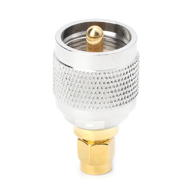 PL259 UHF Plug Male Nickel plating To SMA Male Plug Gold plating RF Connector Drop Shipping