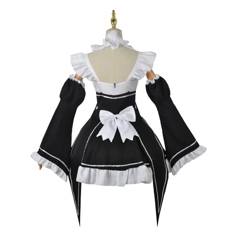 Anime Ram Rem Lolita Maid Re Life In A Different World From Zero Cosplay Costumes Wig*.1
