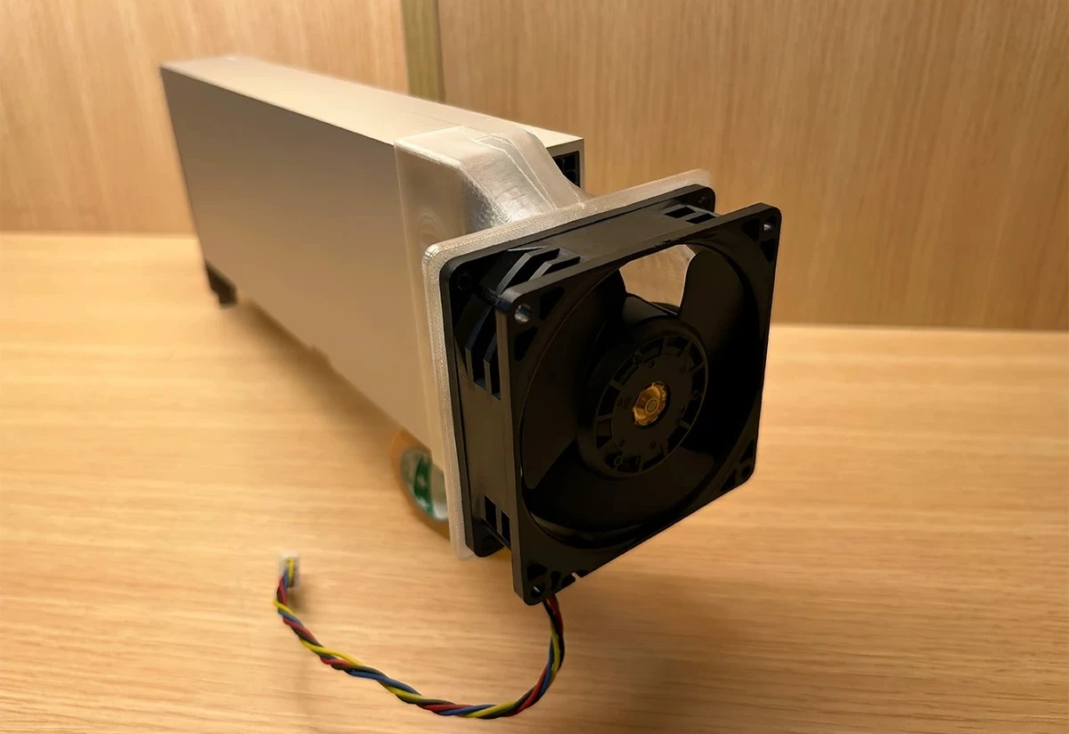 Custom For NVIDIA Tesla A100 170HX GPU 8CM High‑Speed Short Cooling Fan