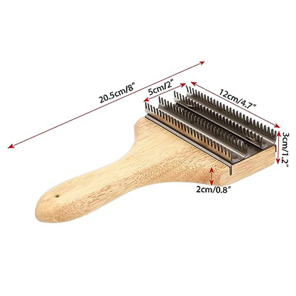 Stainless Steel Rake Buffing Rake Cleaning Assistant Comfortable Holding Easy To Grip Improved Efficiency Multi-purpose