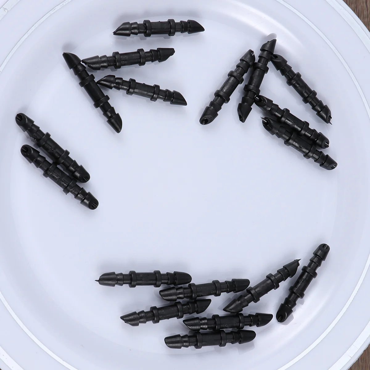 

20Pcs 6Mm Plastic Barb Straight Hose Connector for Horticulture Balcony Gardening Irrigation Fitting Joint Pipe Coupling Tubing