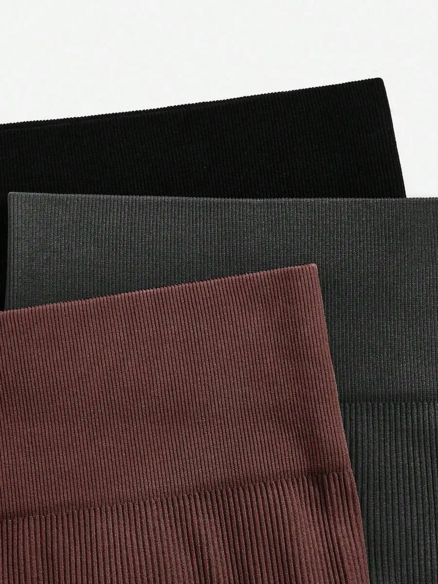

Women Solid Color Minimalist Casual Leggings Yoga Pants