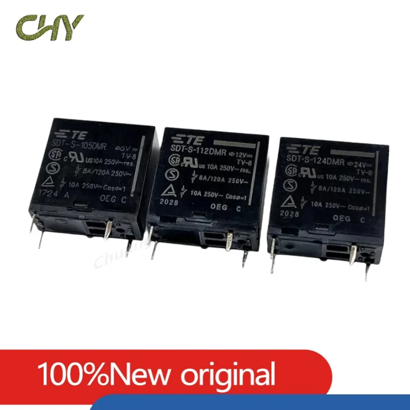 TE TYCO Relay SDT-S-105LMR SDT-S-112LMR SDT-S-124LMR 5VDC 12VDC 24VDC 4PIN 5A Power Relay original New