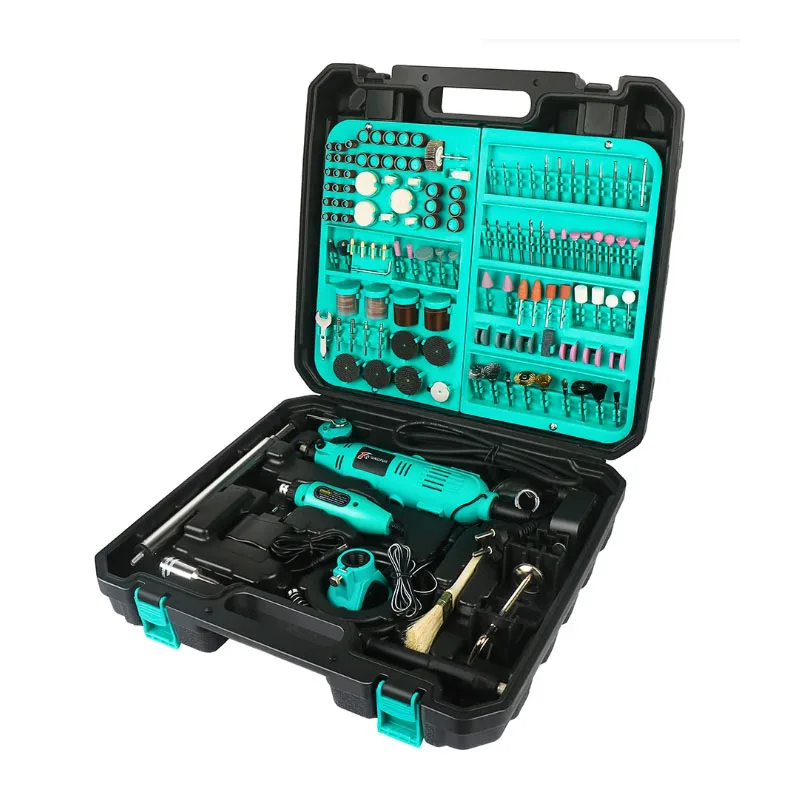 220V/110V Elektrische Boor Dremel Grinder Mini Polijstmachines Met Slijp Accessoires Set Elektrische Roterende Tool Mini Boor
