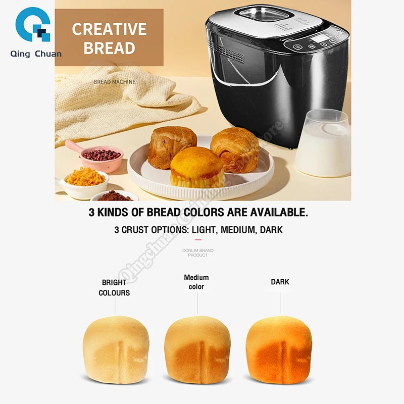 Multi Functional Fully Automatic Bread Baking And Cake Machine Breakfast Fermentation Household Bread Machine