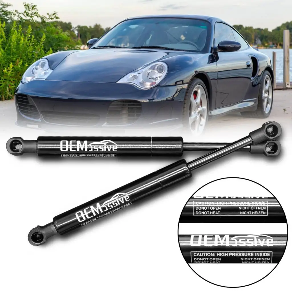 2X Bonnet Front Hood Lift Struts Support Shock Gas Spring Holder For Porsche Boxster 986 1996-2004 911 996 1999-2004 99651155101