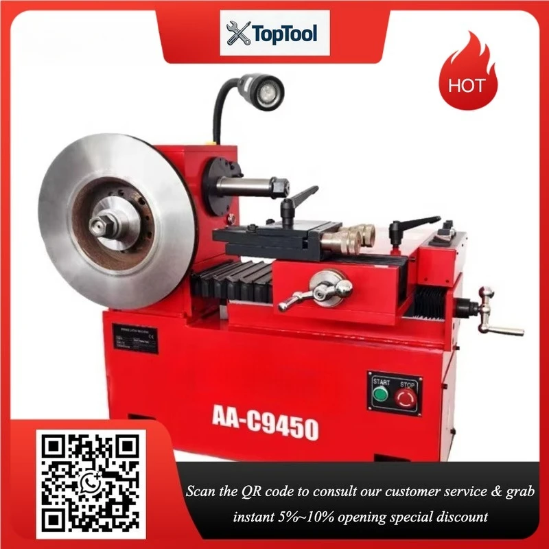 Brake Drum /disc Lathe Machine  450mm Infinitely Variable Speeds  Automatically Feeding and Unfeeding Dual Cutters