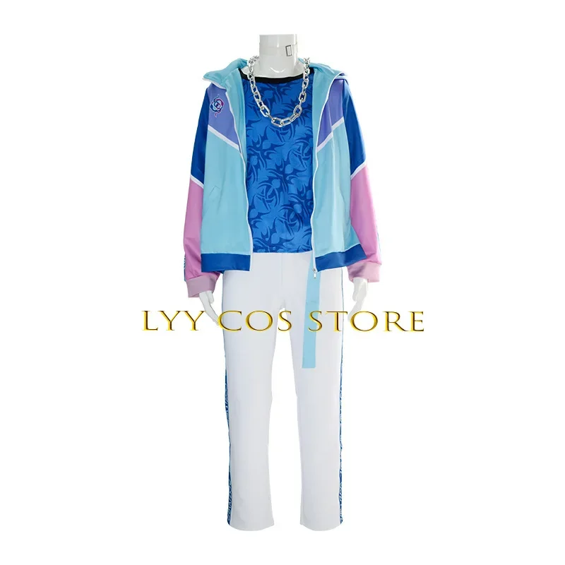 Yatonokami Nayuta Cosplay Anime Paradox Live Cozmez Cosplay Costume Men Colour Sports Suit Wig Halloween Party Outfit for Women