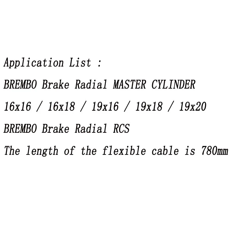 TWM New Motorcycle Accessories Remote Span Adjuster Brake Pump Line For Bremb RCS 17 19 PR Master Cylinder 16x16/18 19x/16/18/20