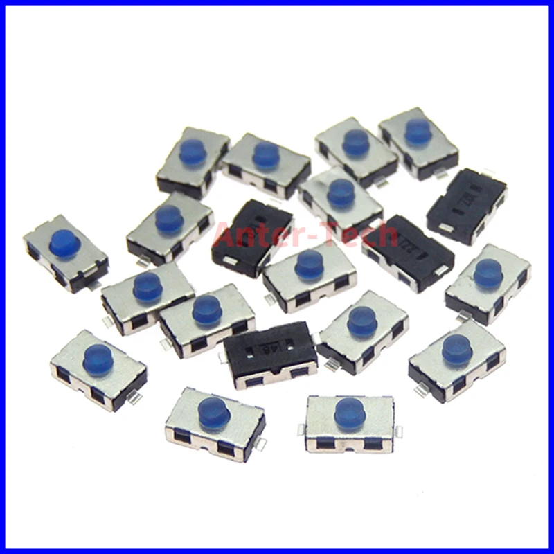 10PCS 3*6*2.5 NO Micro Switch Normally closed 3*6 SMD Touch Silica Gel Button Keys Interrupteur 4*6 NC Soft Button SMD 3x6x2.5