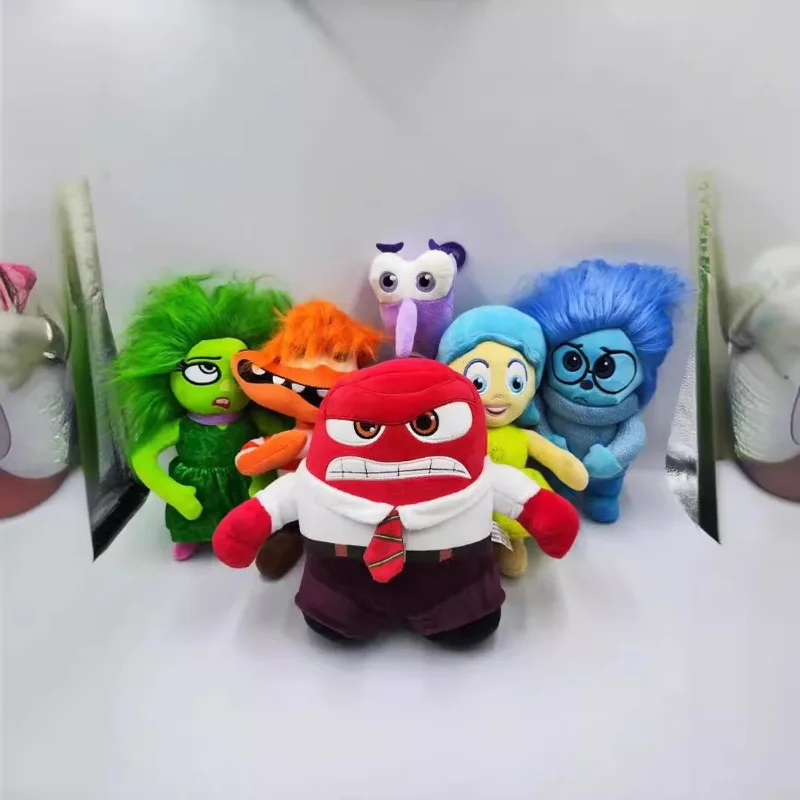 New Anime Mind Agent Team Inside Out Stuffed Doll Plush Toy Grab Doll Pendant Gift