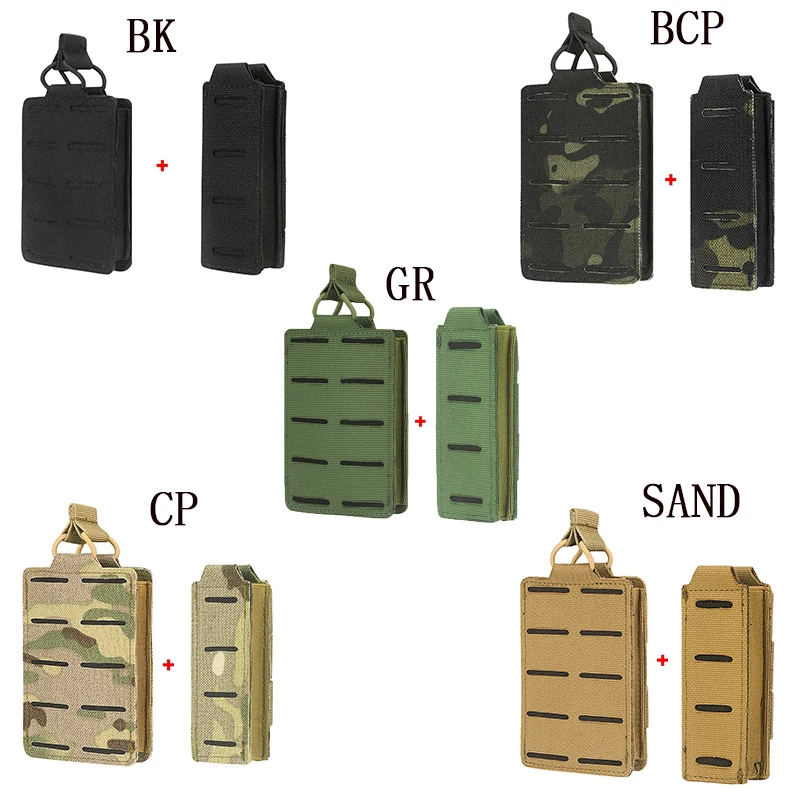 

M4 Single Magazine Pouch for 5.56 Rifle Molle Vest, Tactical Shooting Training Mag Pouches, Airsoft Vest Accessories Bag