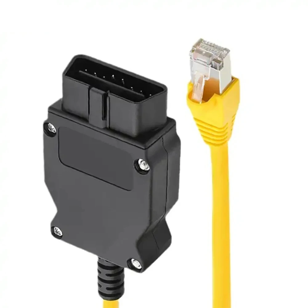لسيارات BMW F-Series الترميز المخفي ECU البرمجة Obd2 كابل محول التشخيص إيثرنت RJ45 موصل لكابل ESYS obd2 ENET #5
