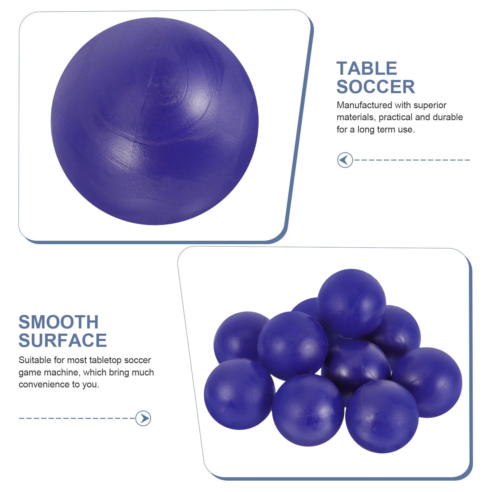 

36mm Glossy Football Foosball Balls Replacement Soccer Table Accessories Smooth Surface Mini Table Footballs Supplies