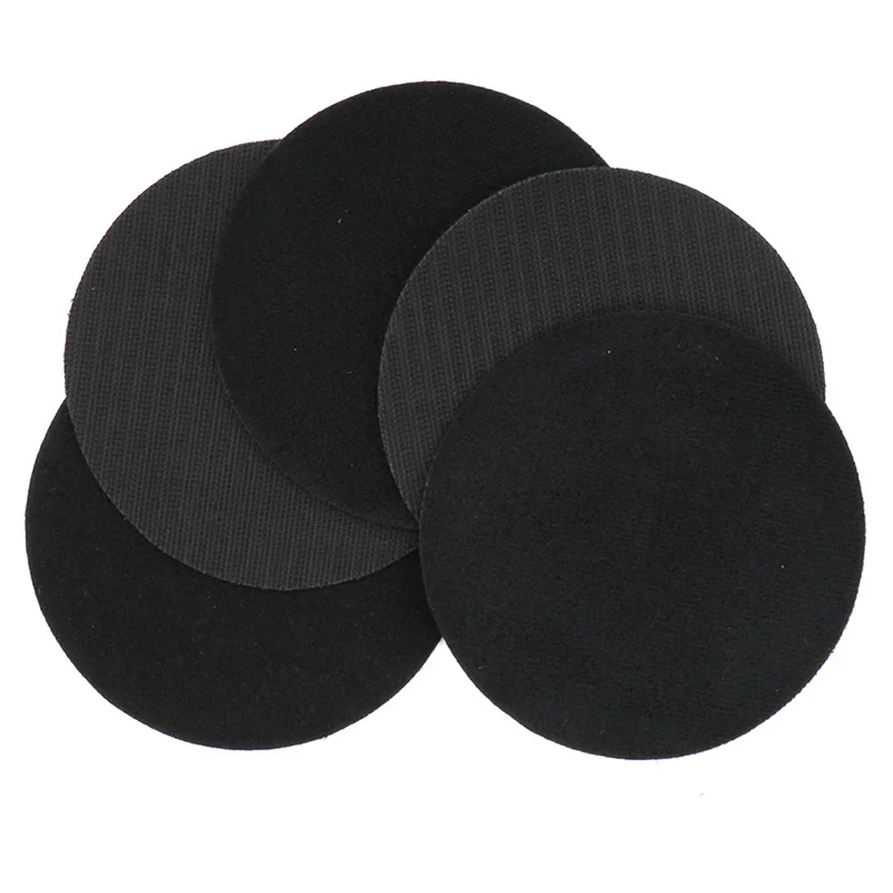 블랙 후크 및 루프 보호 백킹 패드 교체, 내구성 보호 샌딩기, 125mm 인터페이스 패드, 1 개, 5 인치