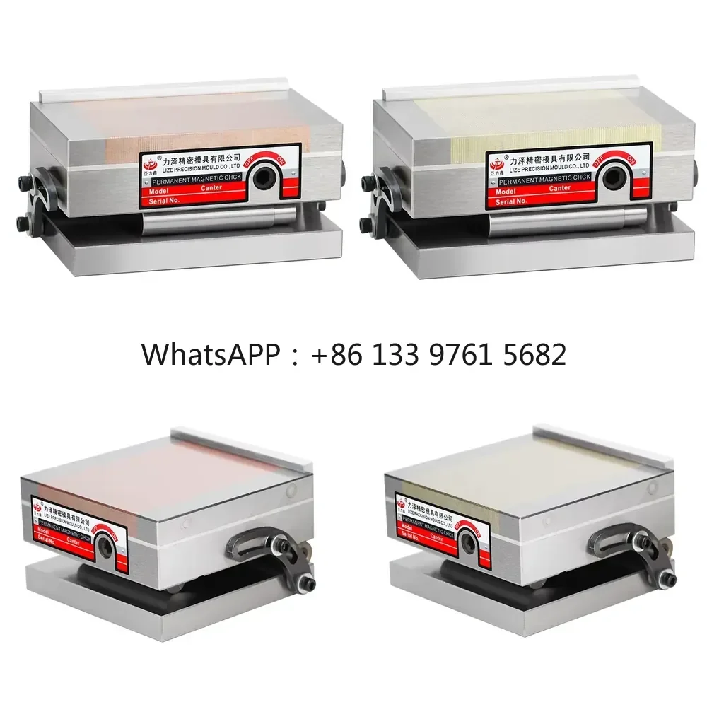 WSQ Versatile Magnetic Chuck Two-Axis Sine Plate Hot Industrial Use Cast Iron Compound Sine Permanent Magnet Magnetic Chuck