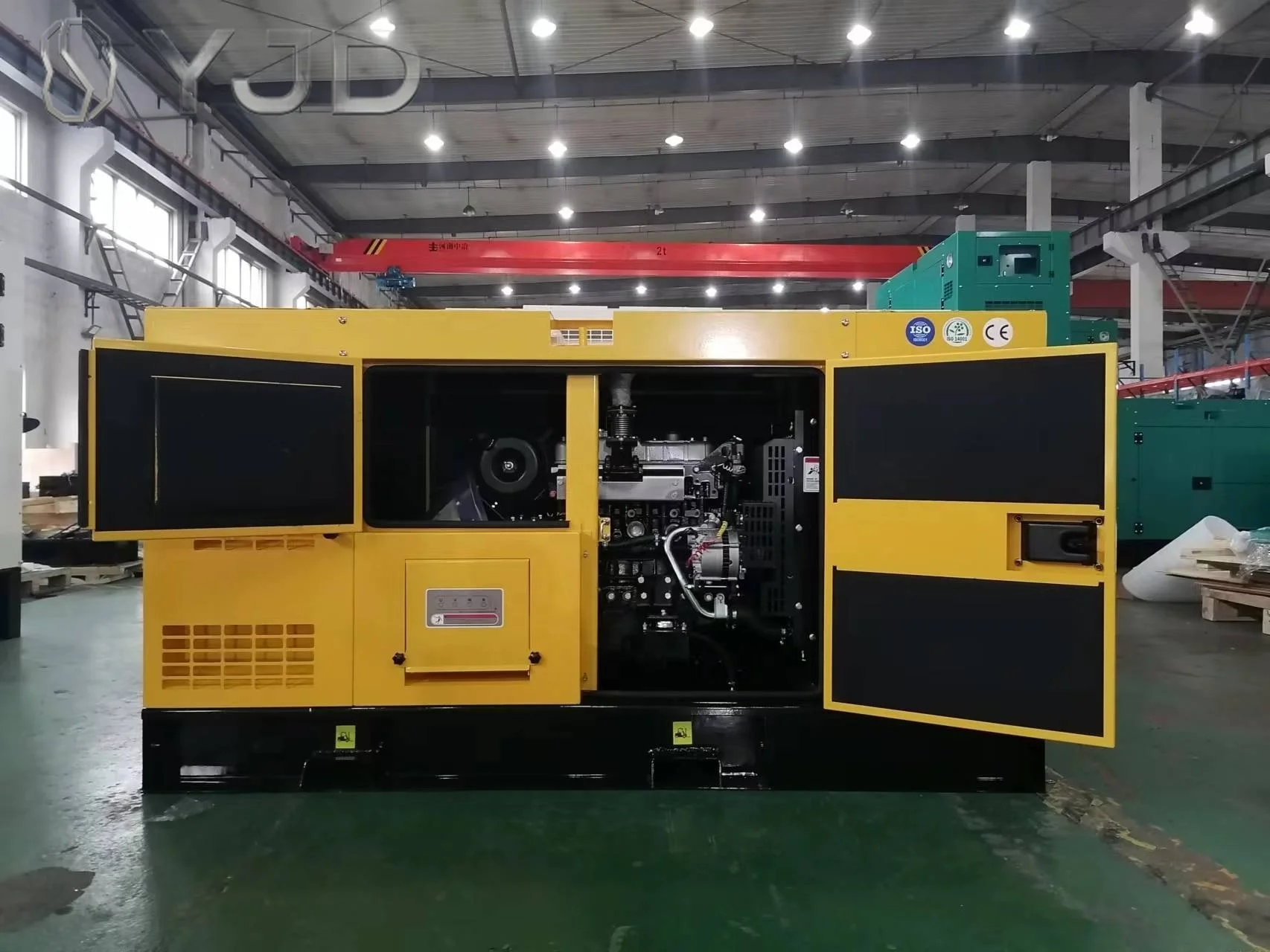 DYJD 3 Phase Auto Electric Plant 20 kw 30kva 50kva Power Genset Isu Engine JE493DB-03 Genset Izu