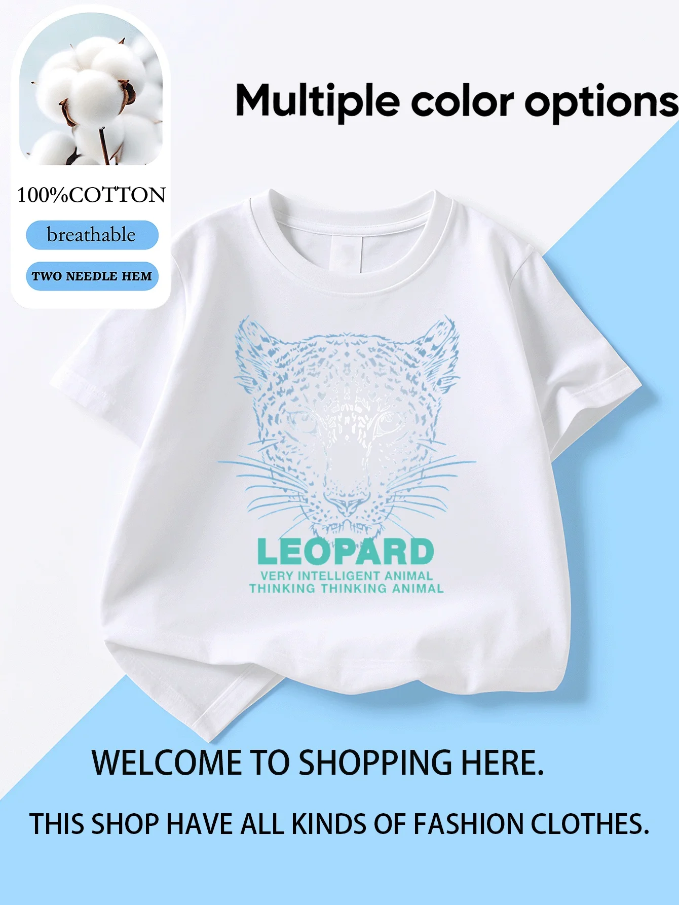 Fantasy Creature Pattern Round Neck Personalized Children's Top Versatile and Fashionable Daily Parent-child Outfit