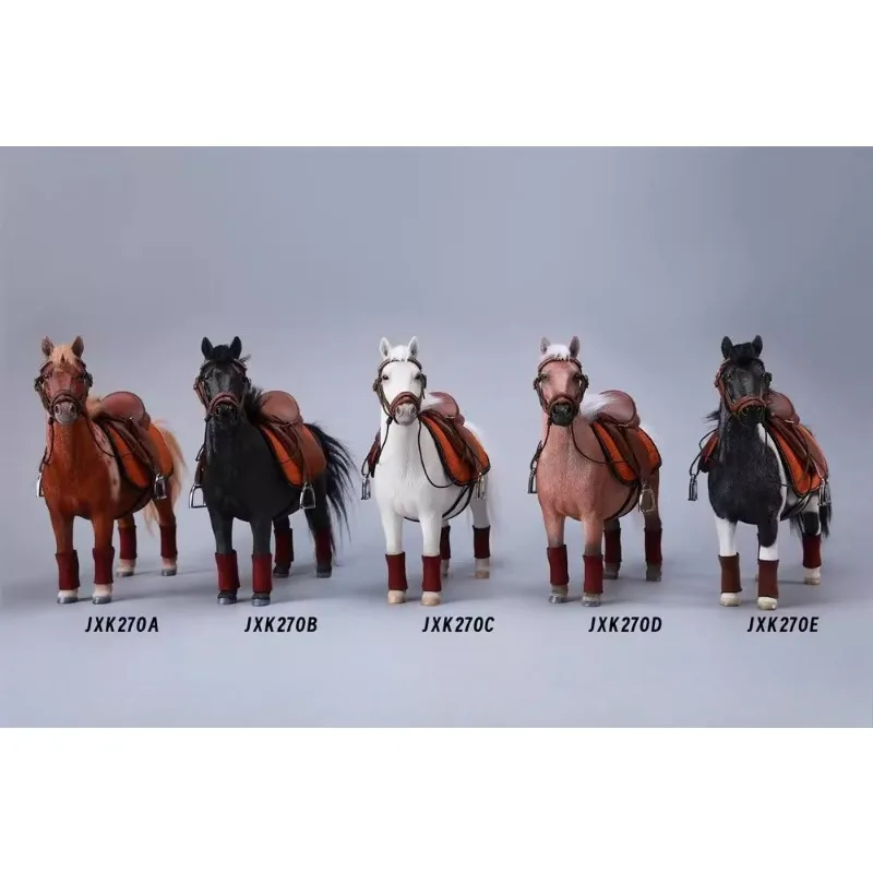 Handmade 1/6 Scale Pony Simulation Horse Cute Animal Model for 12" Soldier Action Figures Decoration Scene Props
