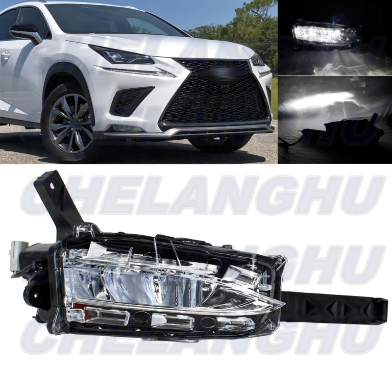 

For Lexus NX 300F Sport 2018 2019 2020 2021 Right Side Front Fog Light Lamp with LED Bulbs car accessories 81210-78020