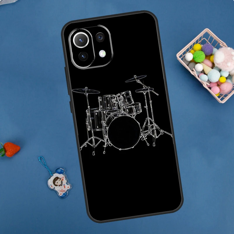 Musical Instrument Drum Case For POCO F5 X3 X5 Pro X4 F4 GT C40 M5s F3 Cover For Xiaomi 13 12 Lite 12T 11T Pro 12X image 3