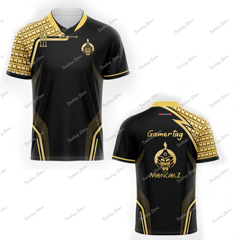 Summer The Mongolz Team Uniform Mongolian Team Uniform Esports Team Sports Fashion Short sleeved CSGO Clothing Major