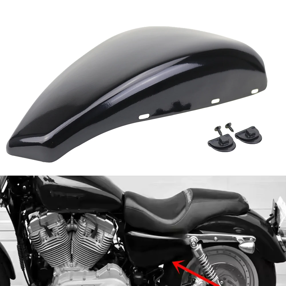 

Motorcycle Left Side Battery Cover Fit For Harley Sportster XL 883 1200 2004-2013 2005 2006 2007 2008 2009 2010 2011 2012