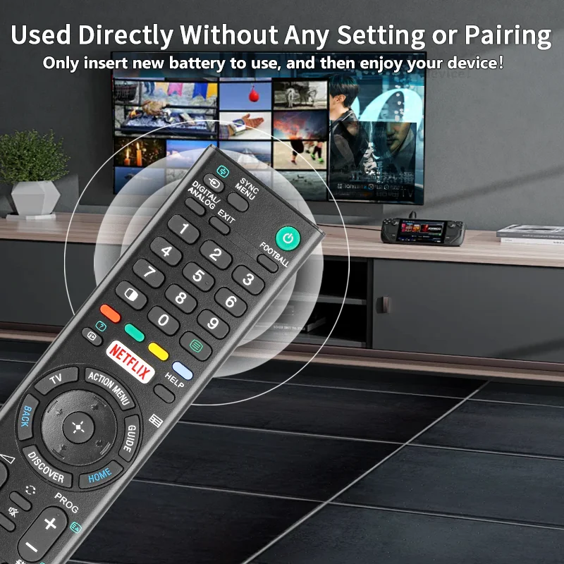 RMT-TX100A For Sony Remote Control Compatible With Sony TV KDL-43W800C KDL-43W800D KDL-50W800C KDL-50W800D KDL-55W800C