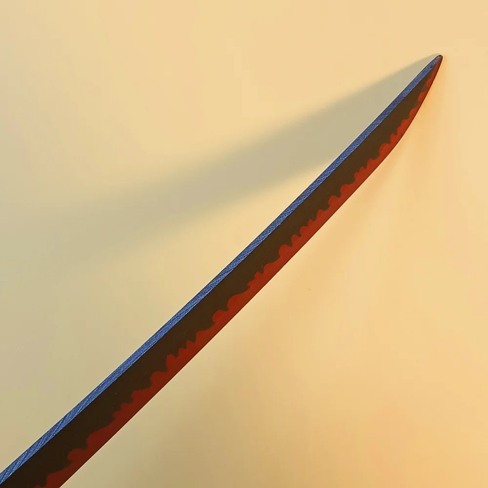 16 cali (42 cm) Katana Miecz Anime Cosplay Rekwizyt Nóż Ninja Prawdziwy Plastikowy Nóż Ninja Japońska Katana Szabla Samurajska Niedziurawa Zabawka Prezent
